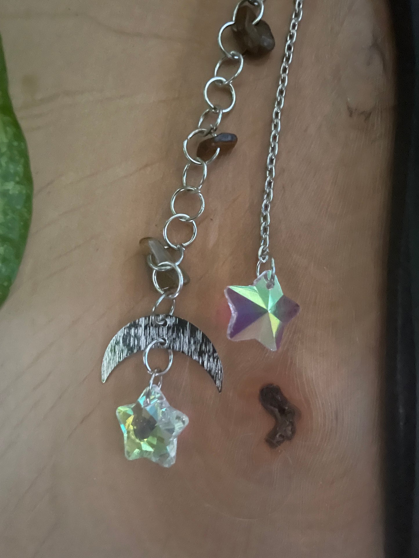 Handmade tiger eye hair stick