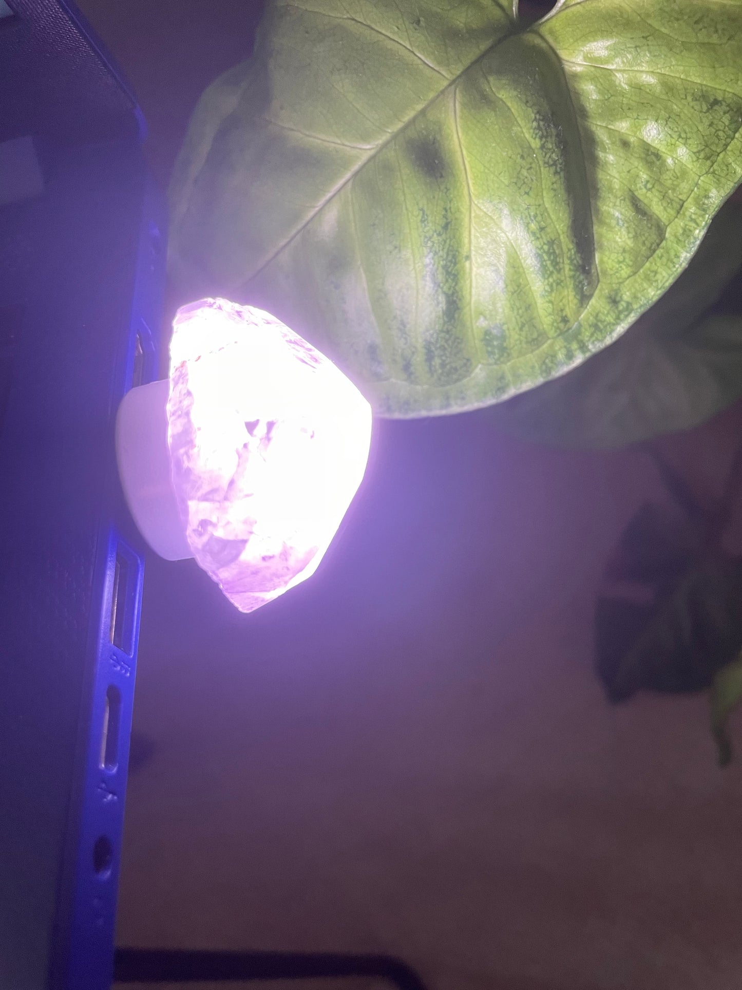 Mini USB Amethyst nightlight