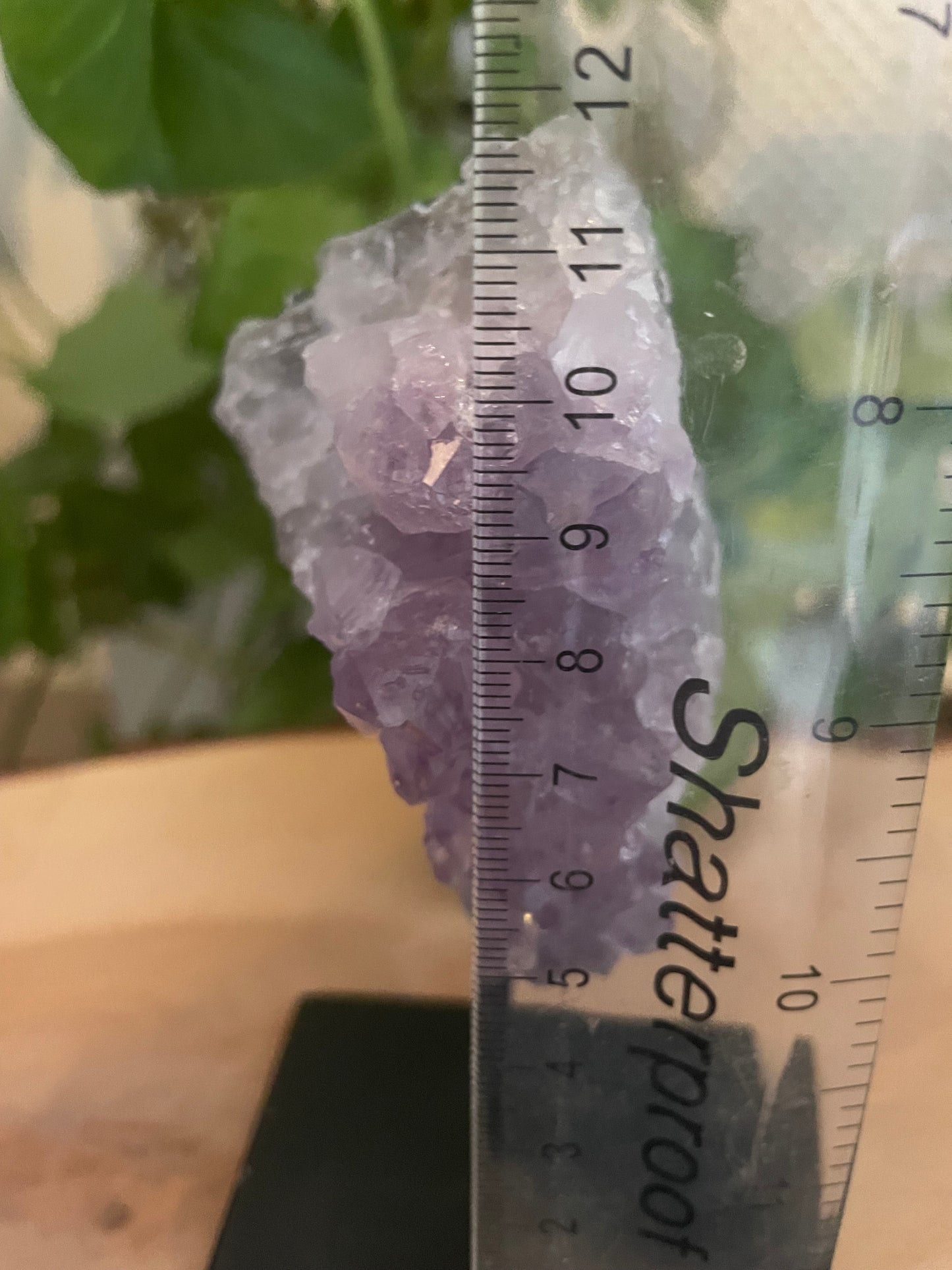Amethyst on stand