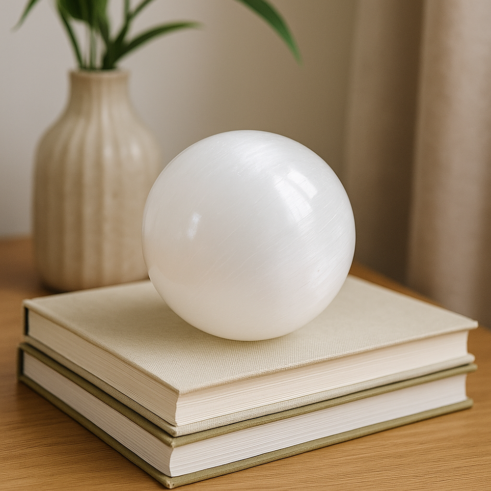 Selenite Sphere: 7cm