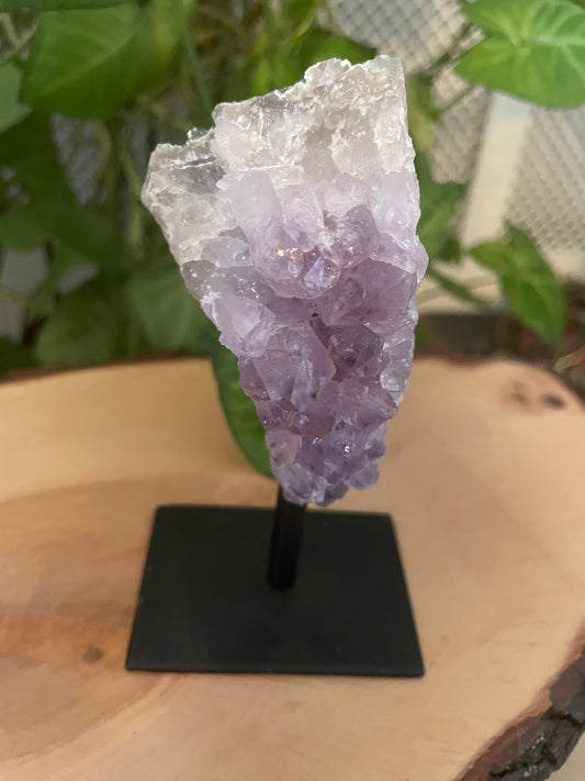 Amethyst on stand