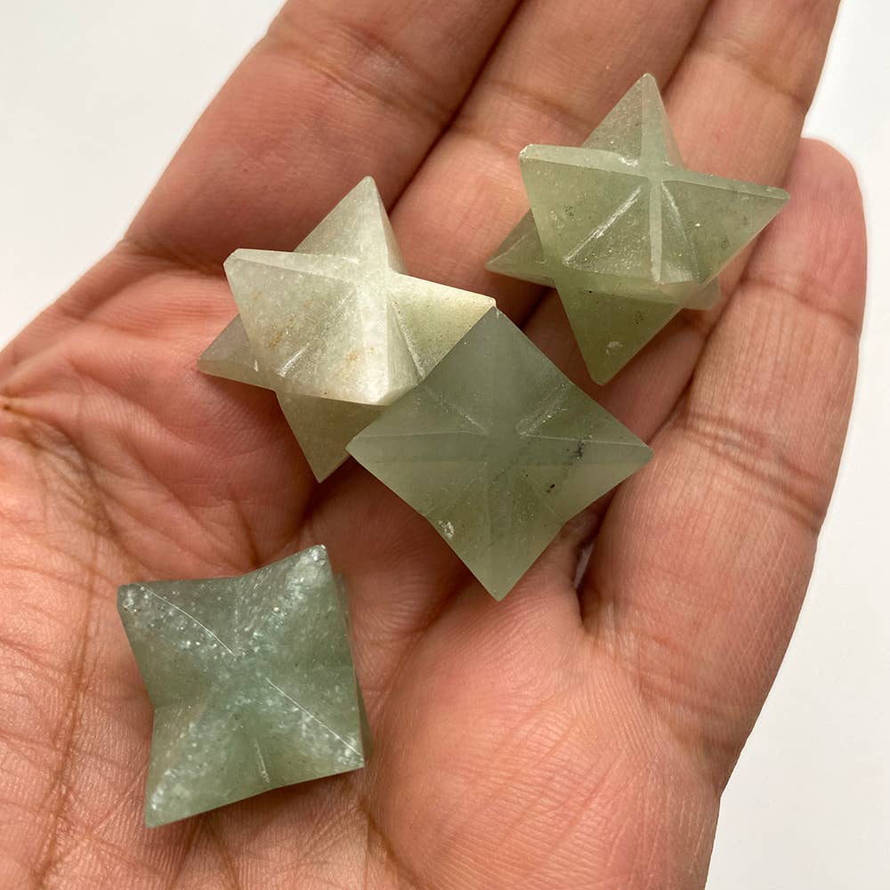 Green Aventurine Small Merkaba Star
