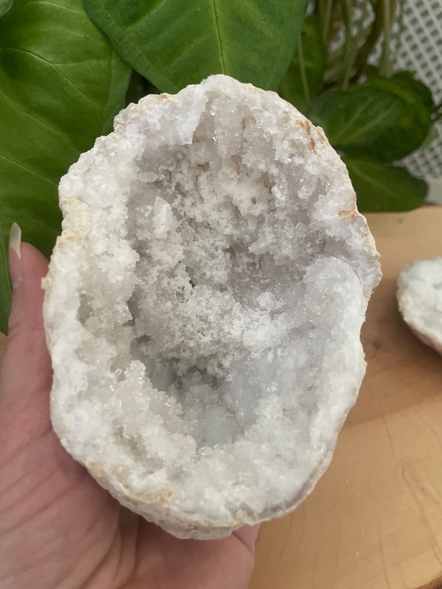 Crystal Quartz Geode Pairs